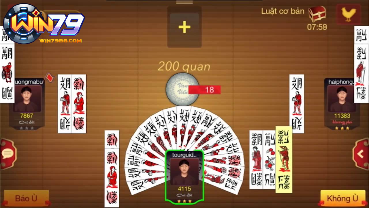 Cách chơi game bài đánh chắn online win79