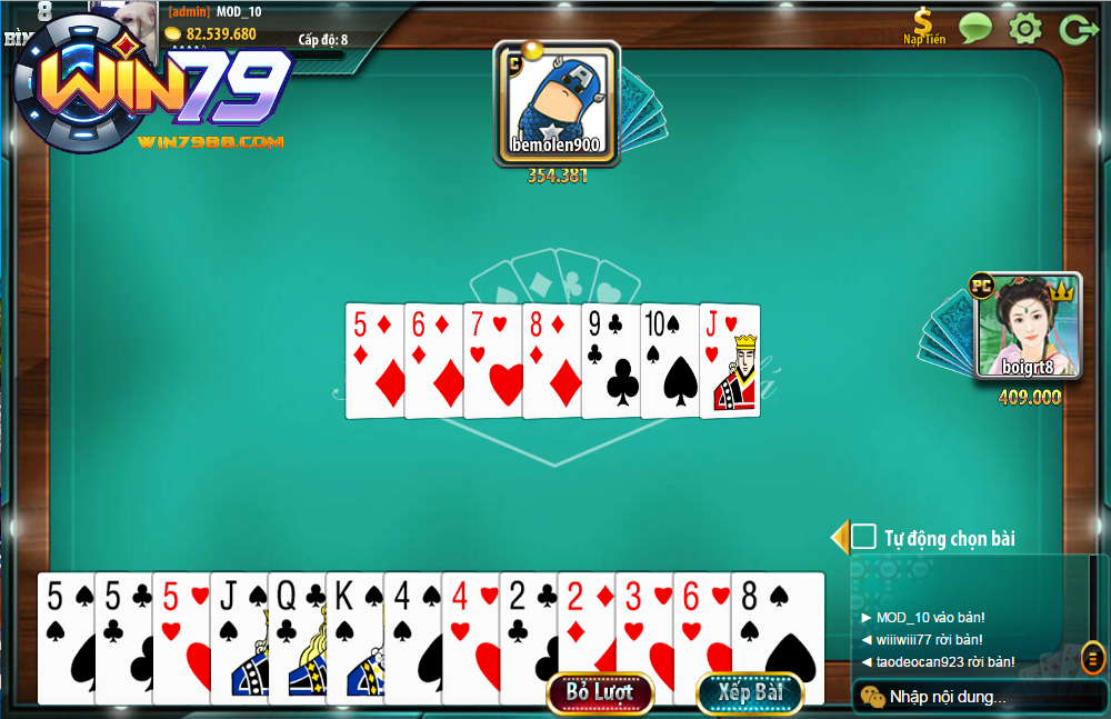 Tổng quan về game bài đổi thưởng tiến lên win79